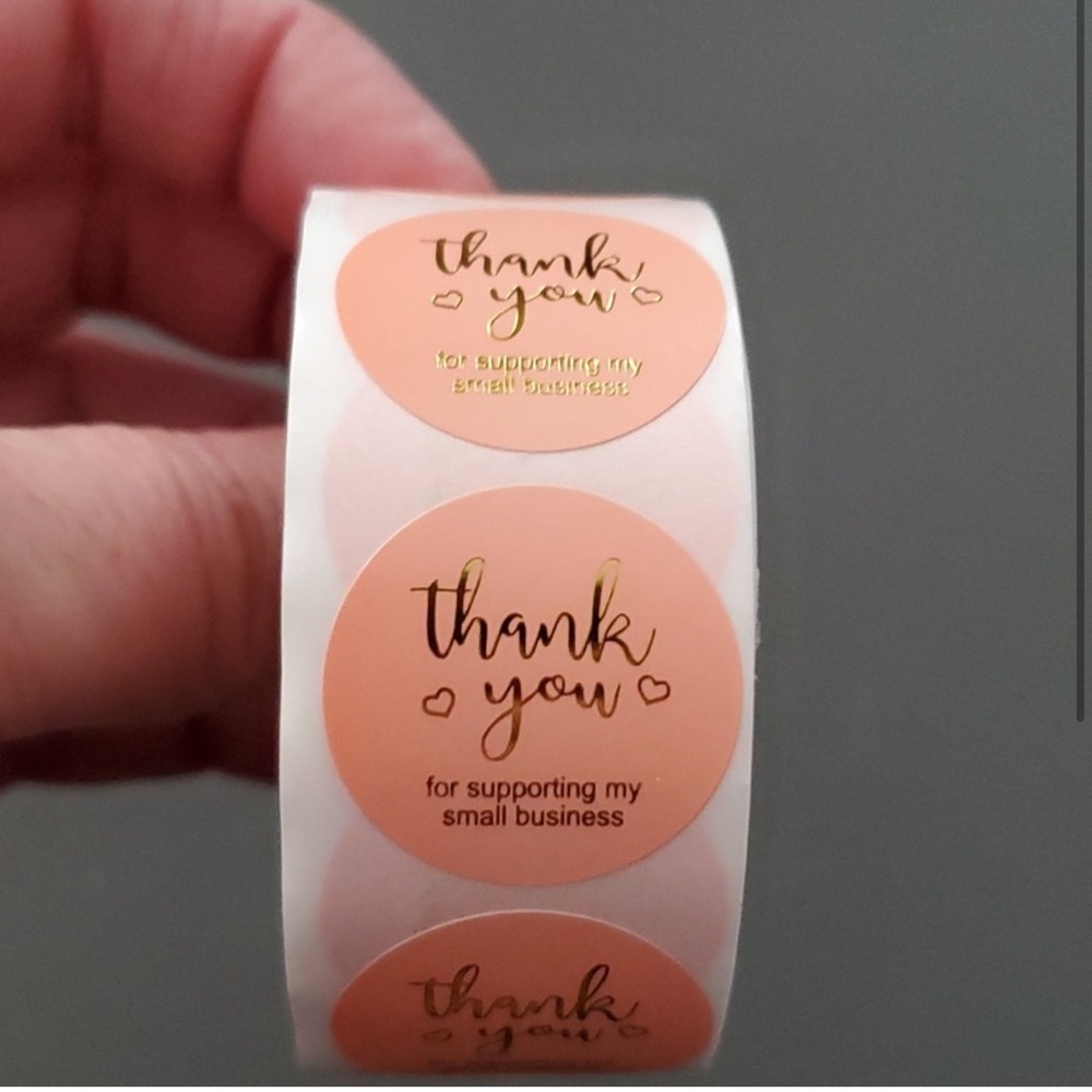 Thank You Sticker Roll - Picture 4 of 5